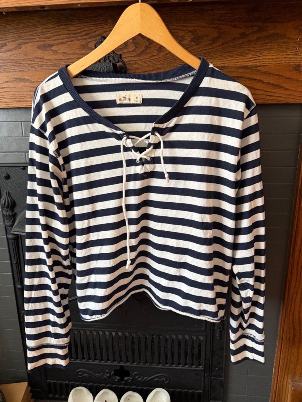 Hollister Cropped Sailor Shirt
